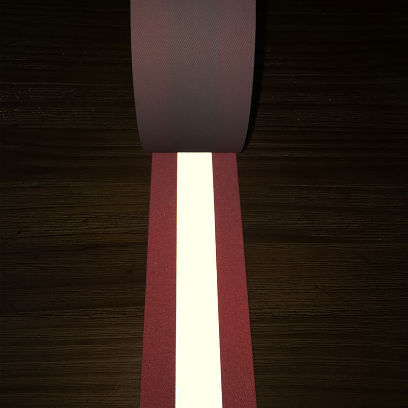 芳綸熒光紅阻燃警示帶